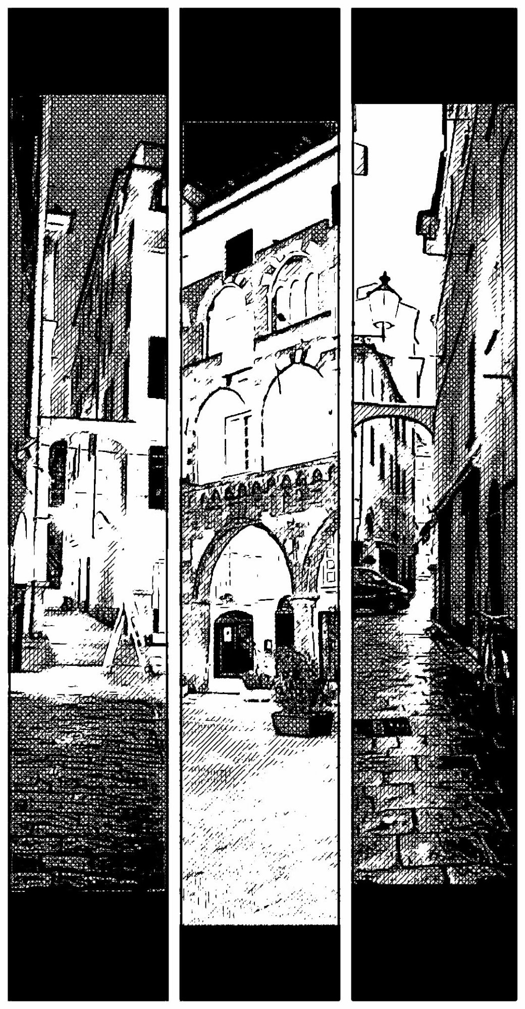 TRAVERSA CARUGGIO -  PALAZZO PORTICI NERI