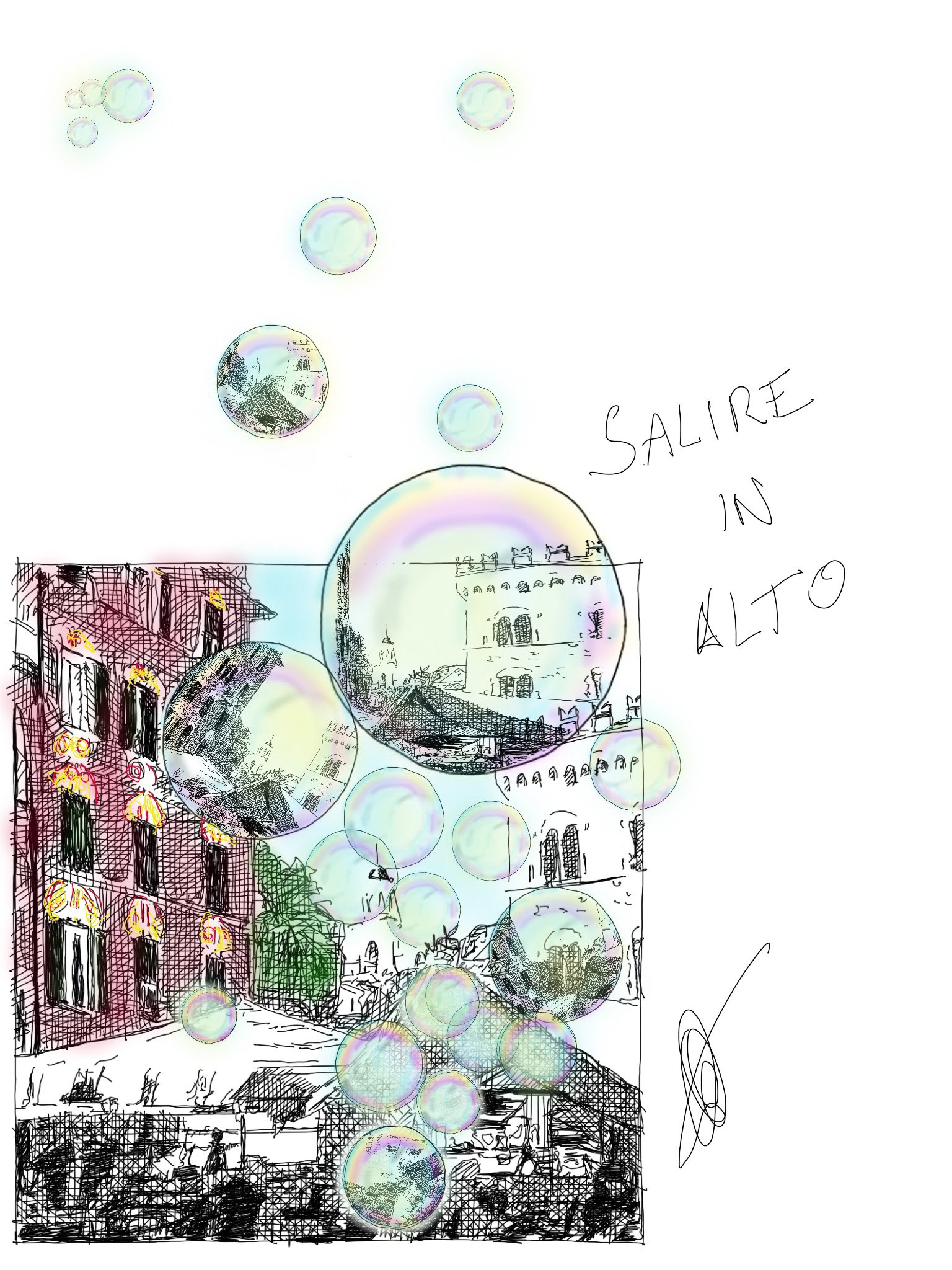 SALIRE IN ALTO
