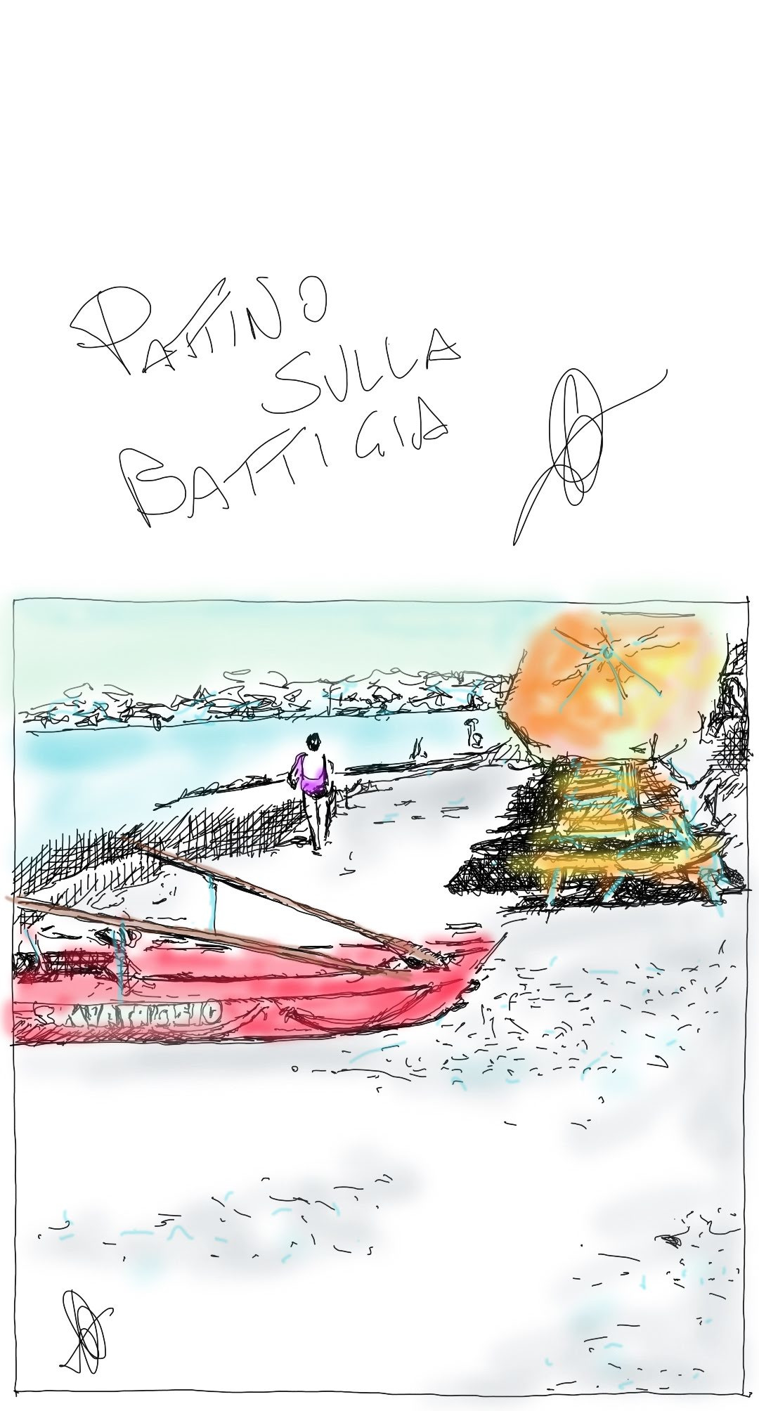 IL PATTINO SULLA BATTIGIA