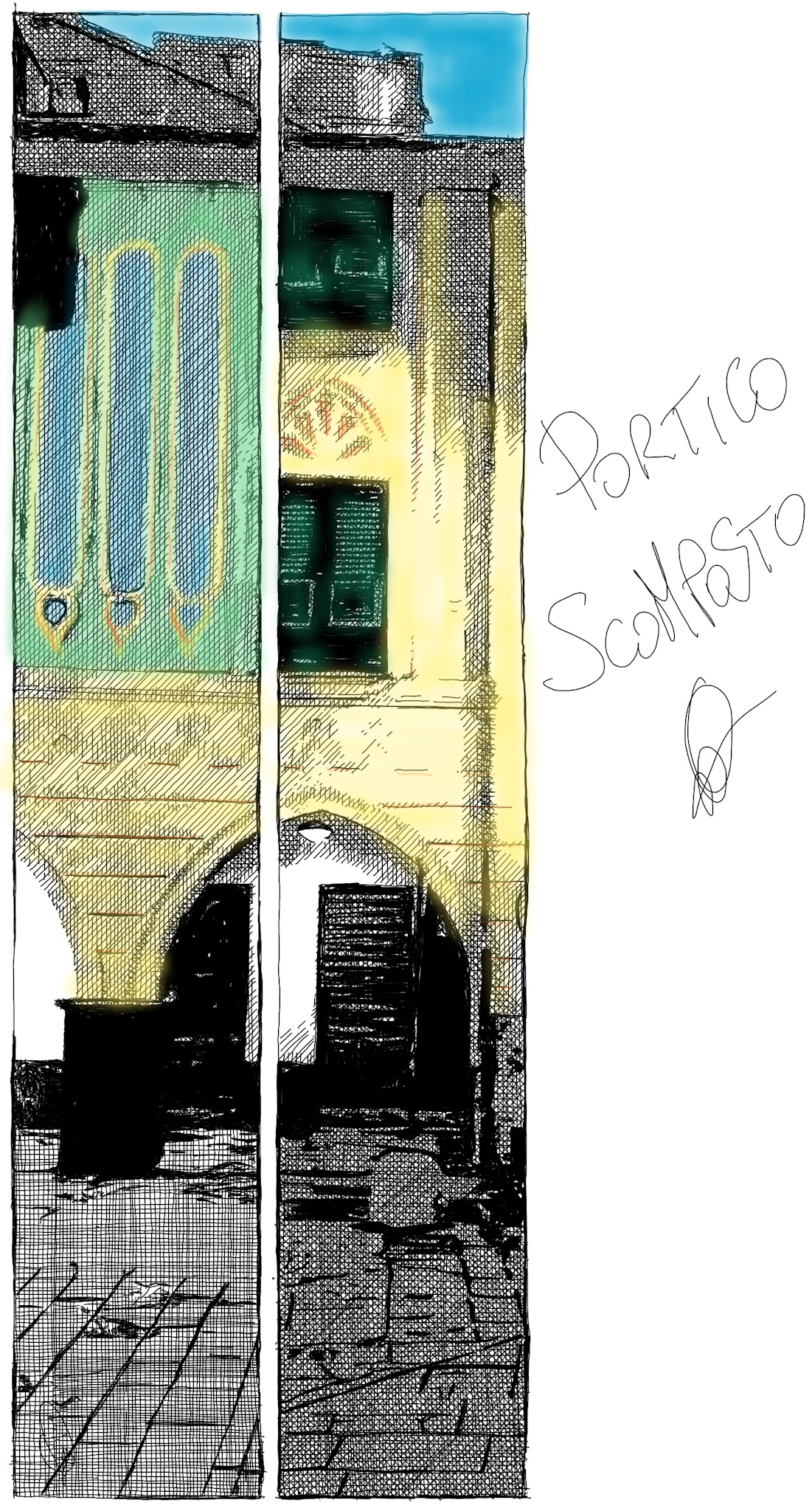 PORTICO SCOMPOSTO