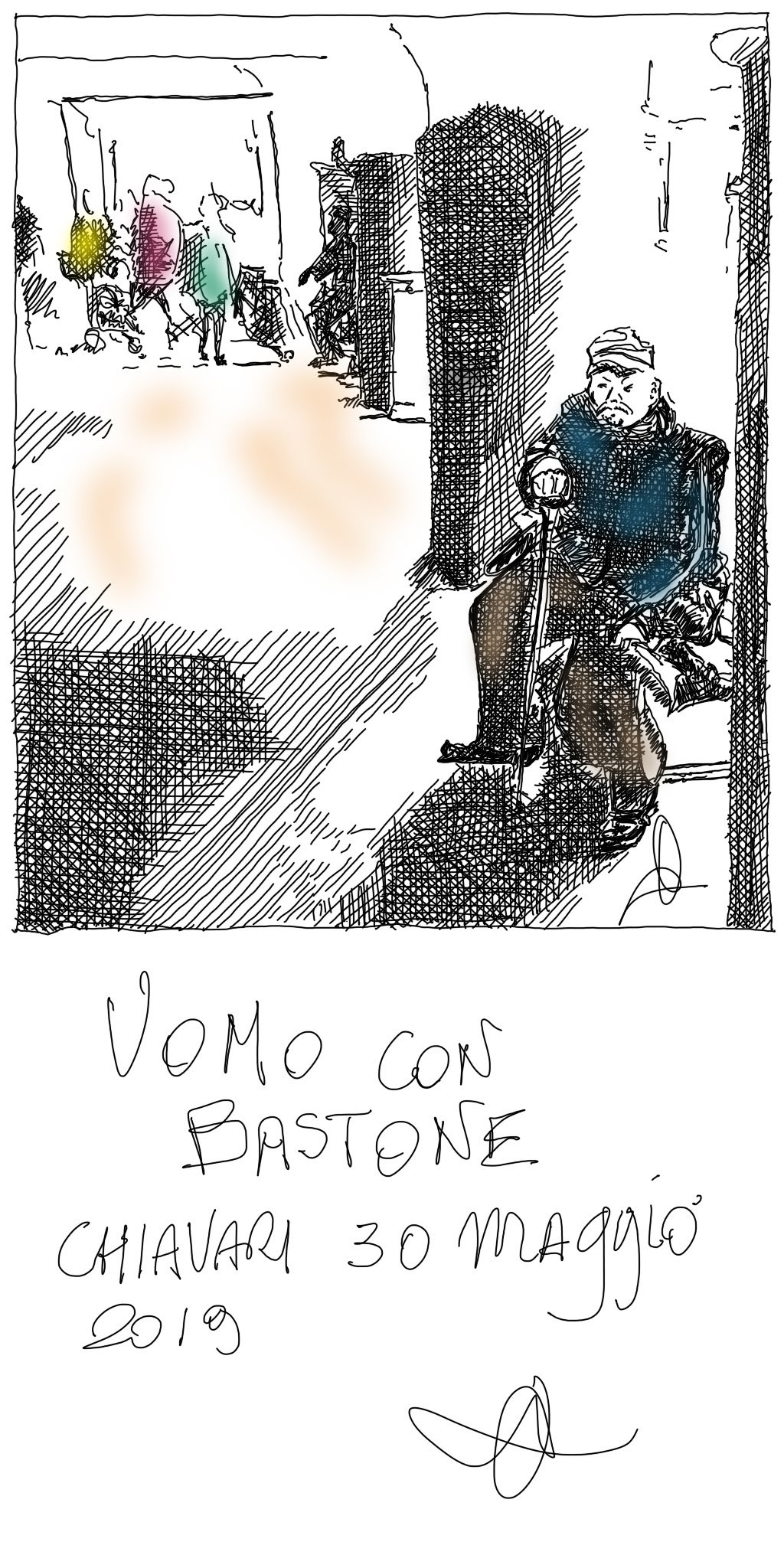 L'UOMO COL BASTONE