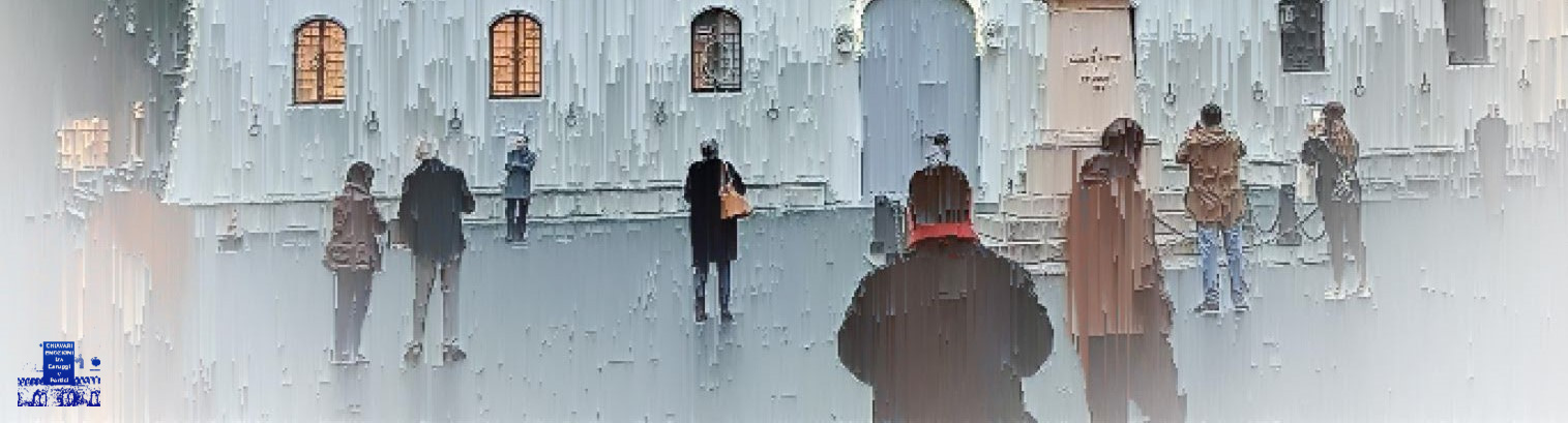 LE PERSONE SEMBRANO CRISTALLIZZATE IN UN ATTIMO ETERNO